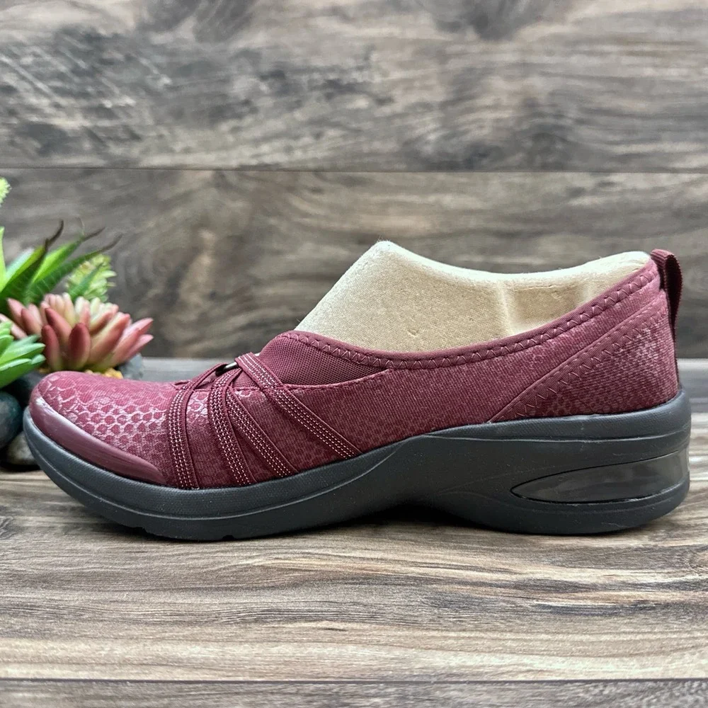NIB Bzees Rosie 8M Comfort Slip On Shoes Flats Loafers Wine - Picture 5 of 12